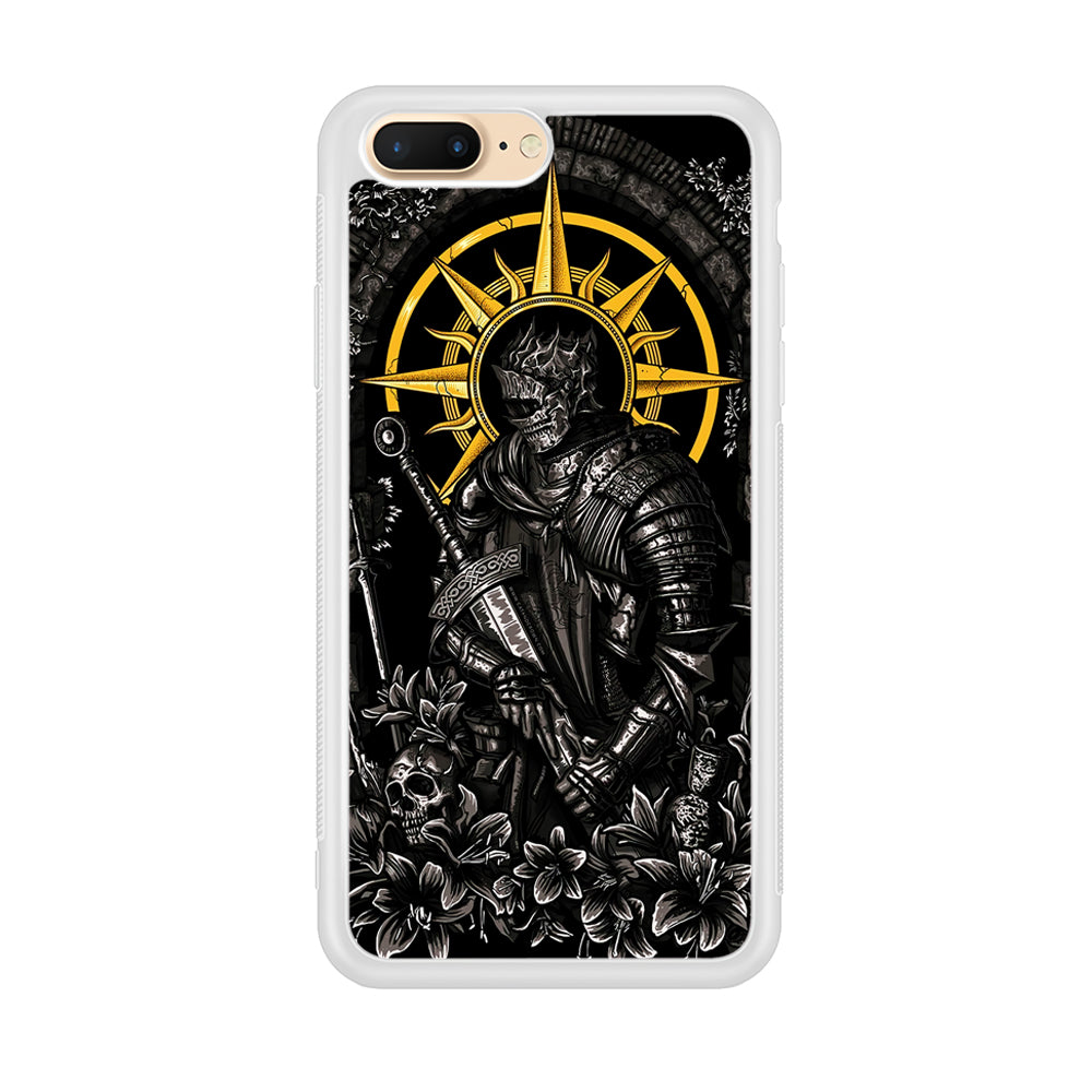 Dark Souls Soul Of Cinder iPhone 7 Plus Case-Phone Case-Rubber White (2D Case)-Altracase