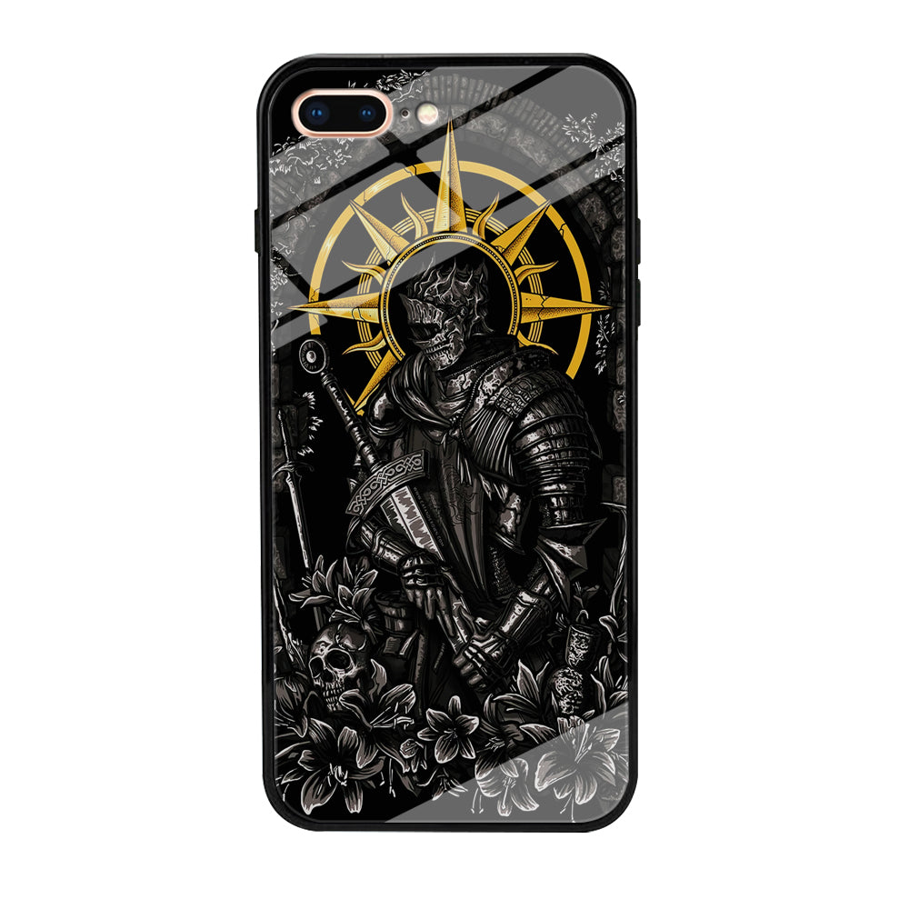 Dark Souls Soul Of Cinder iPhone 7 Plus Case-Phone Case-Tempered Glass Case-Altracase