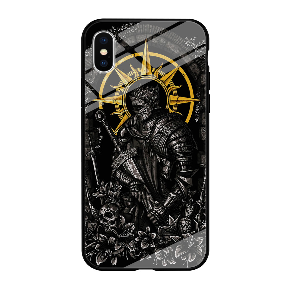 Dark Souls Soul Of Cinder iPhone Xs Case-Phone Case-Tempered Glass Case-Altracase