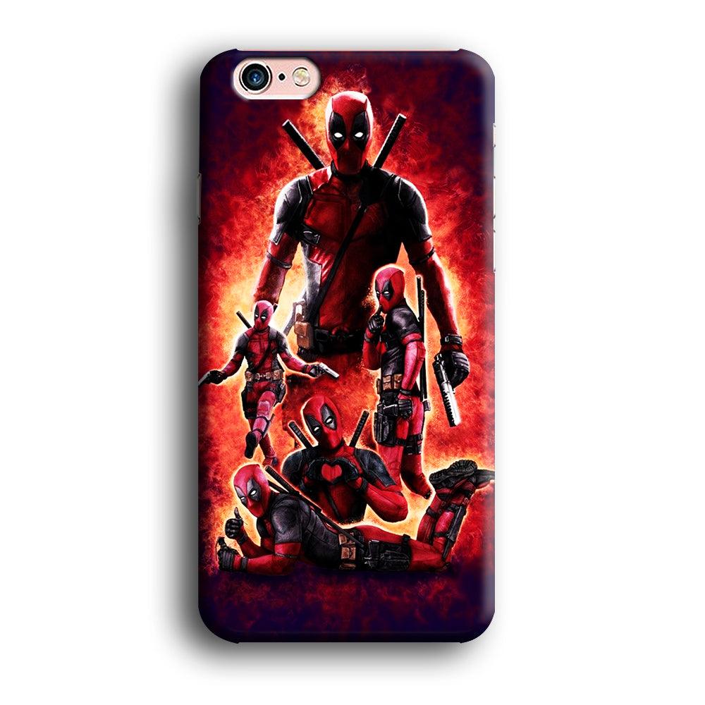 Deadpool On Fire iPhone 6 | 6s Case-Phone Case-3D Case-Altracase