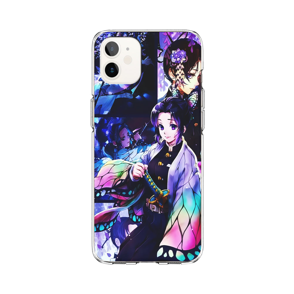 Demon Slayer Nezuko Aesthetic iPhone 12 Case-Phone Case-Clear Soft Case-Altracase