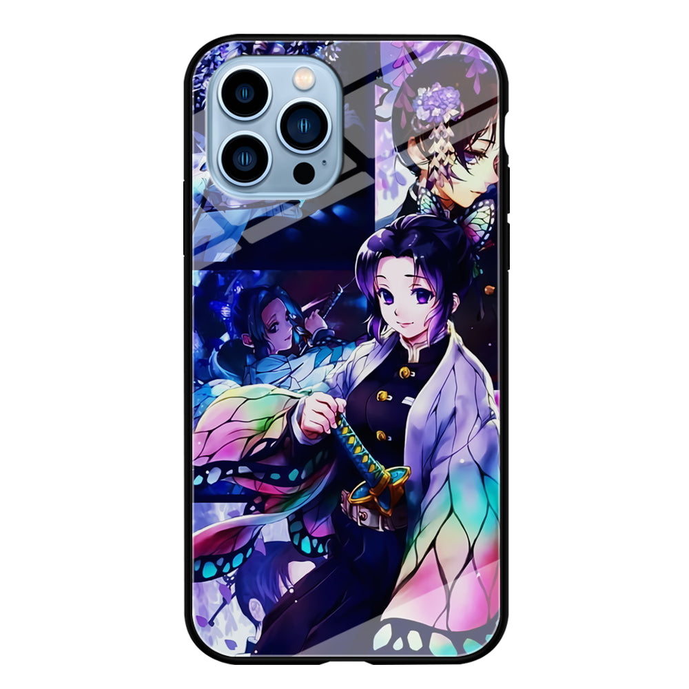Demon Slayer Nezuko Aesthetic iPhone 15 Pro Max Case-Phone Case-Tempered Glass Case-Altracase