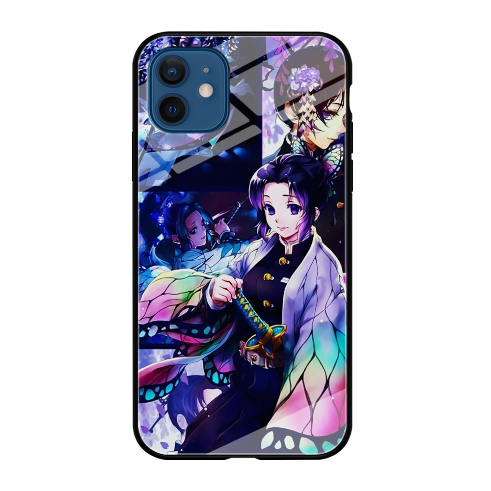 Demon Slayer Nezuko Aesthetic iPhone 12 Case-Phone Case-Tempered Glass Case-Altracase