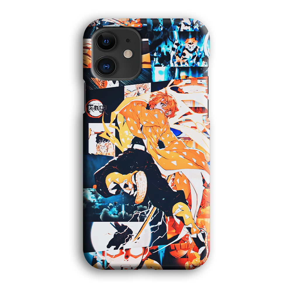 Demon Slayer Zenitsu Aesthetic iPhone 12 Case-Phone Case-3D Case-Altracase