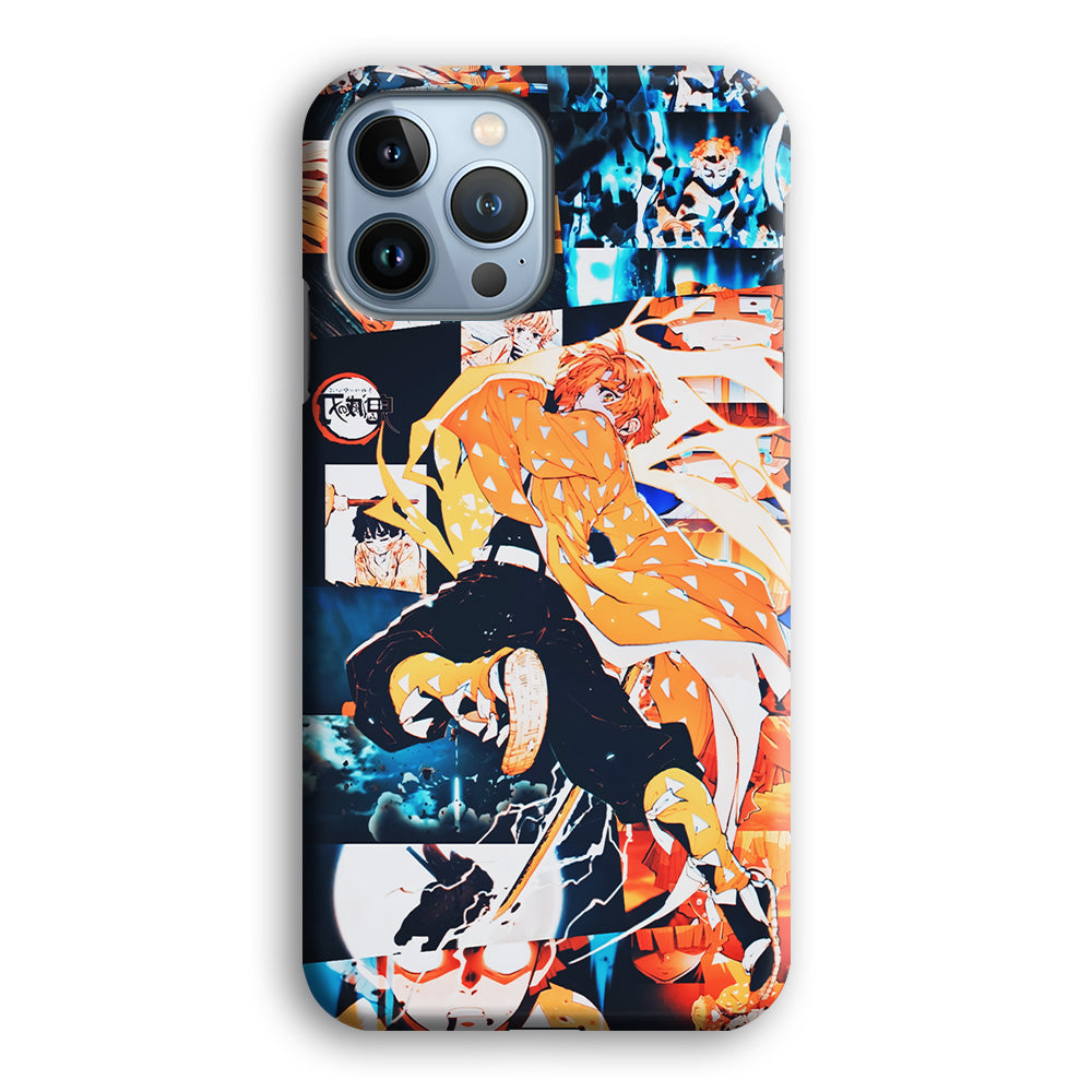 Demon Slayer Zenitsu Aesthetic iPhone 15 Pro Max Case-Phone Case-3D Case-Altracase