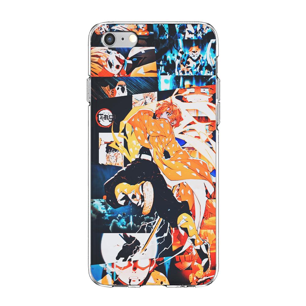Demon Slayer Zenitsu Aesthetic iPhone 6 | 6s Case-Phone Case-Clear Soft Case-Altracase