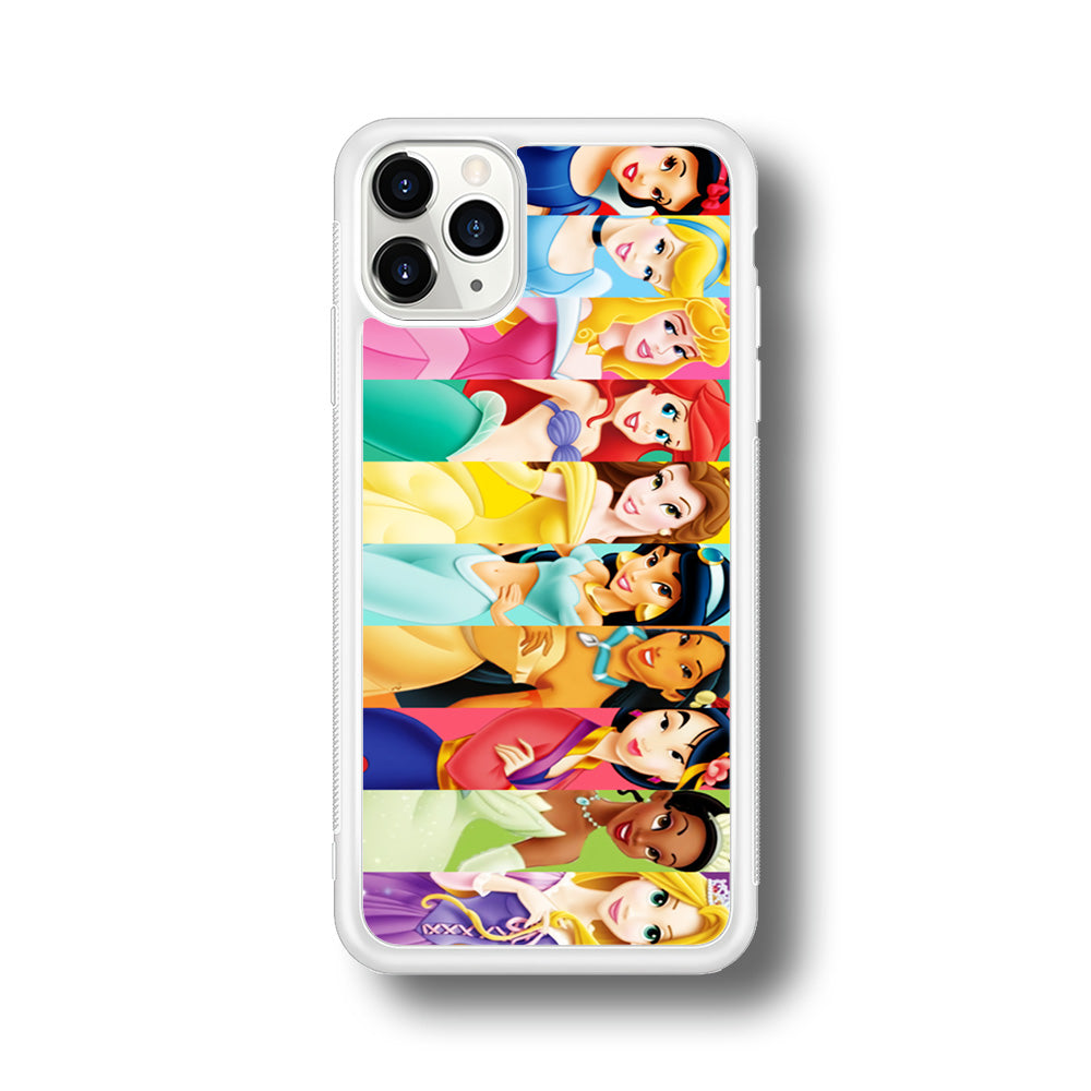 Disney Princess Character iPhone 11 Pro Case-Phone Case-Rubber White (2D Case)-Altracase