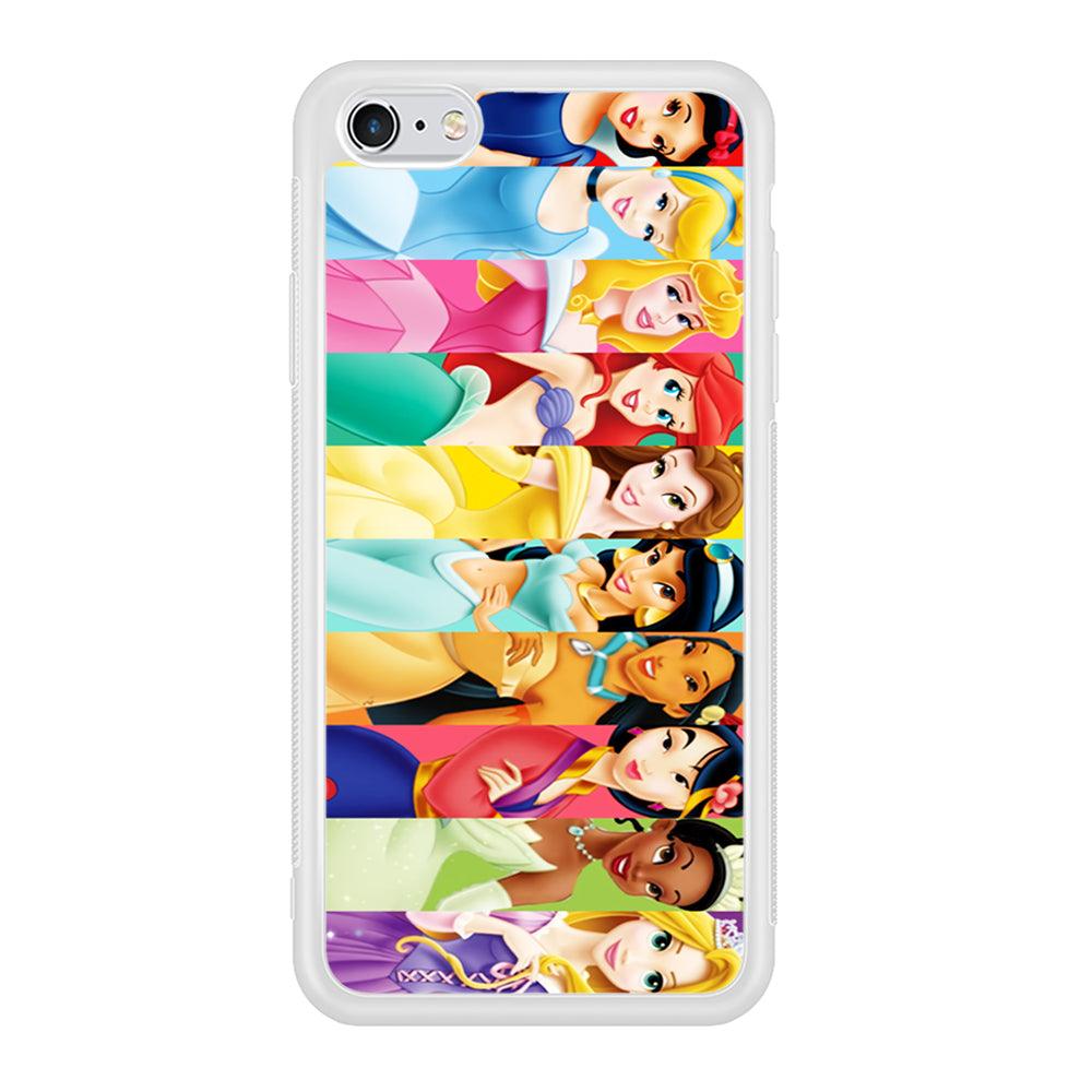 Disney Princess Character iPhone 6 | 6s Case-Phone Case-Rubber White (2D Case)-Altracase