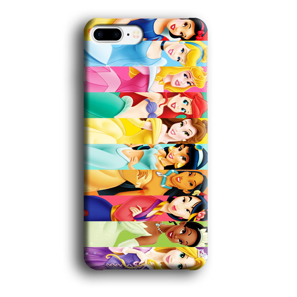 Disney Princess Character iPhone 8 Plus Case-Phone Case-3D Case-Altracase
