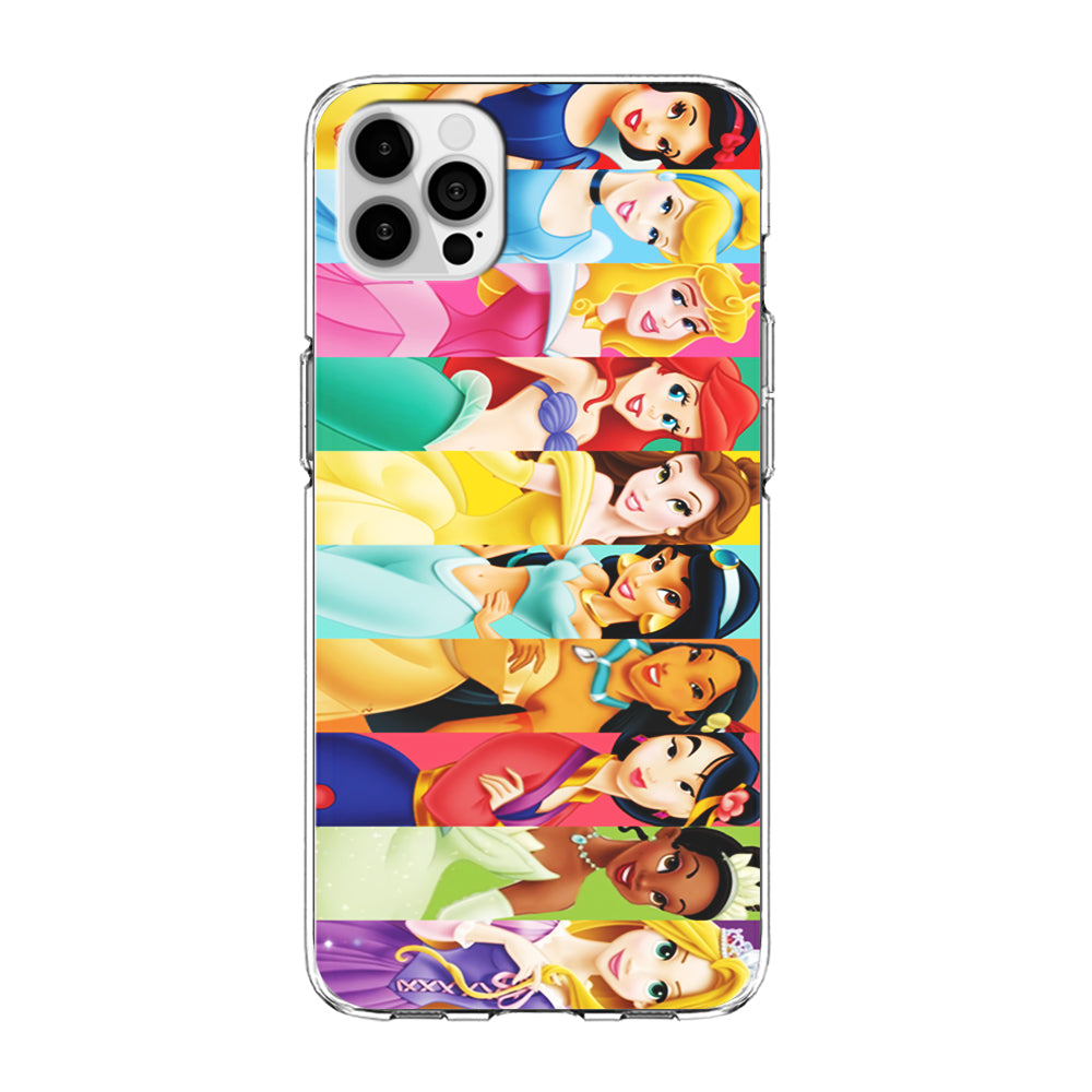 Disney Princess Character iPhone 15 Pro Case-Phone Case-Clear Soft Case-Altracase