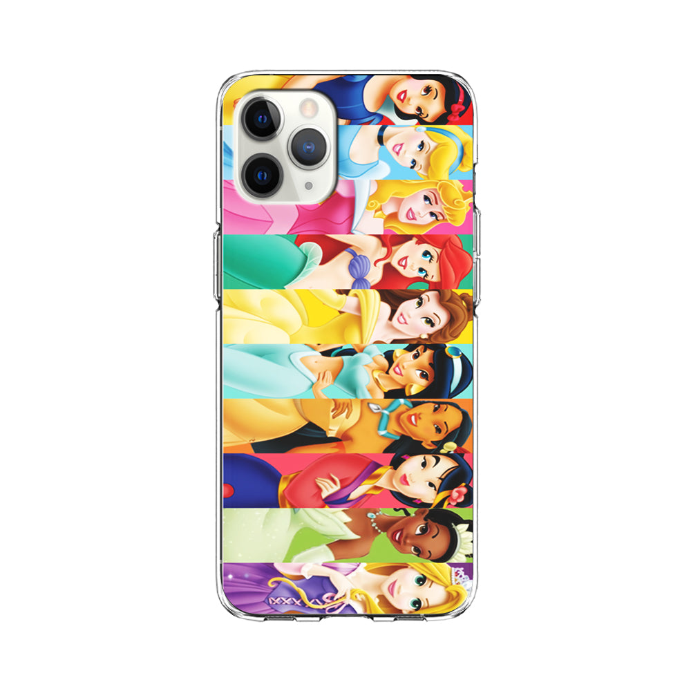 Disney Princess Character iPhone 11 Pro Case-Phone Case-Clear Soft Case-Altracase