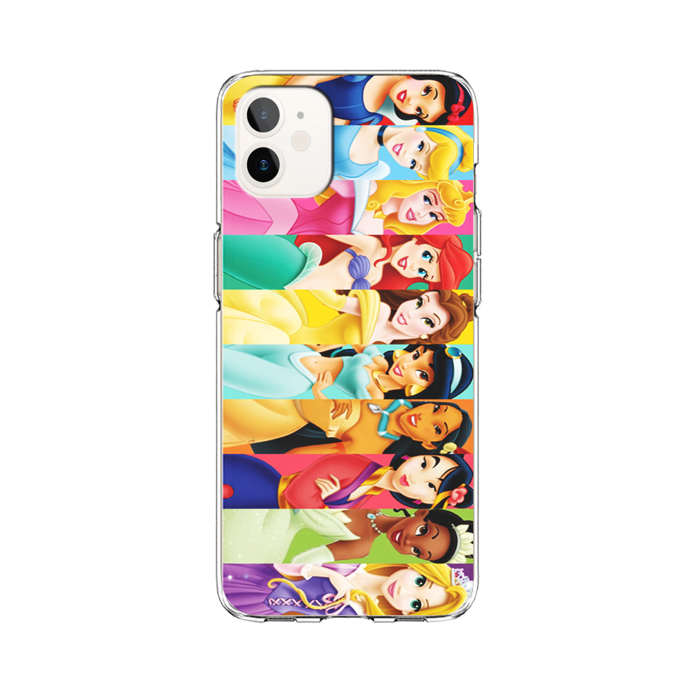 Disney Princess Character iPhone 12 Case-Phone Case-Clear Soft Case-Altracase