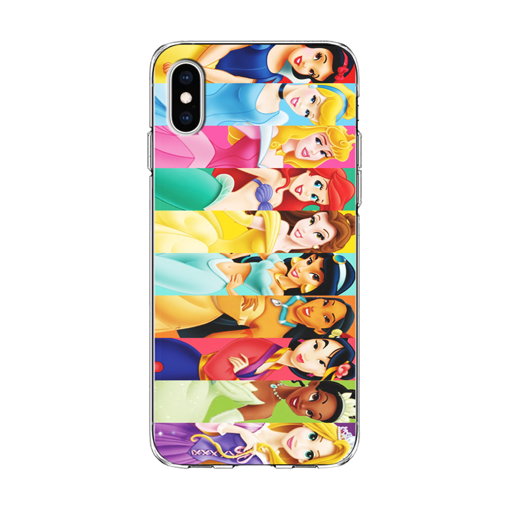 Disney Princess Character iPhone Xs Case-Phone Case-Clear Soft Case-Altracase