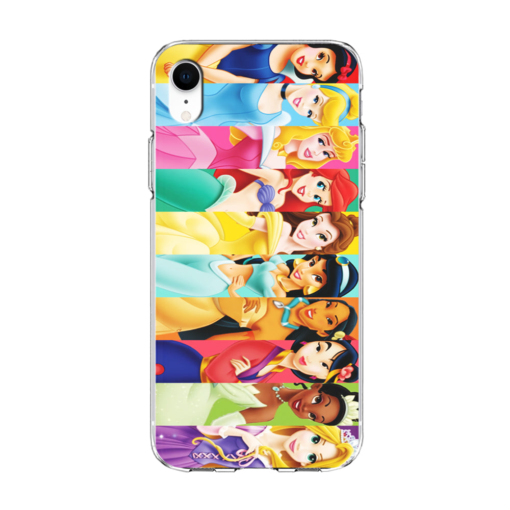 Disney Princess Character iPhone XR Case-Phone Case-Clear Soft Case-Altracase