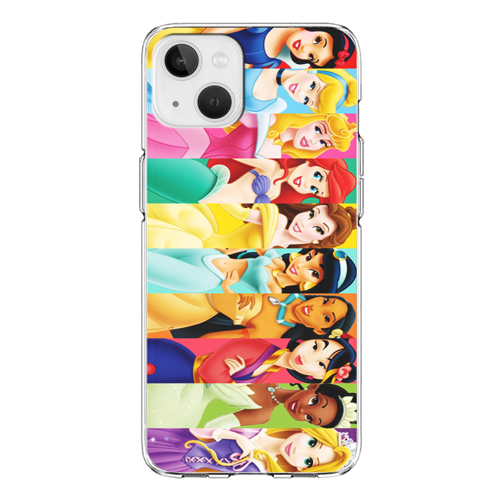 Disney Princess Character iPhone 13 Mini Case-Phone Case-Clear Soft Case-Altracase