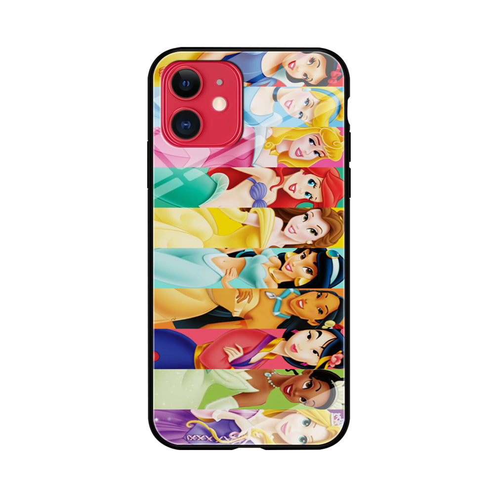 Disney Princess Character iPhone 11 Case-Phone Case-Tempered Glass Case-Altracase