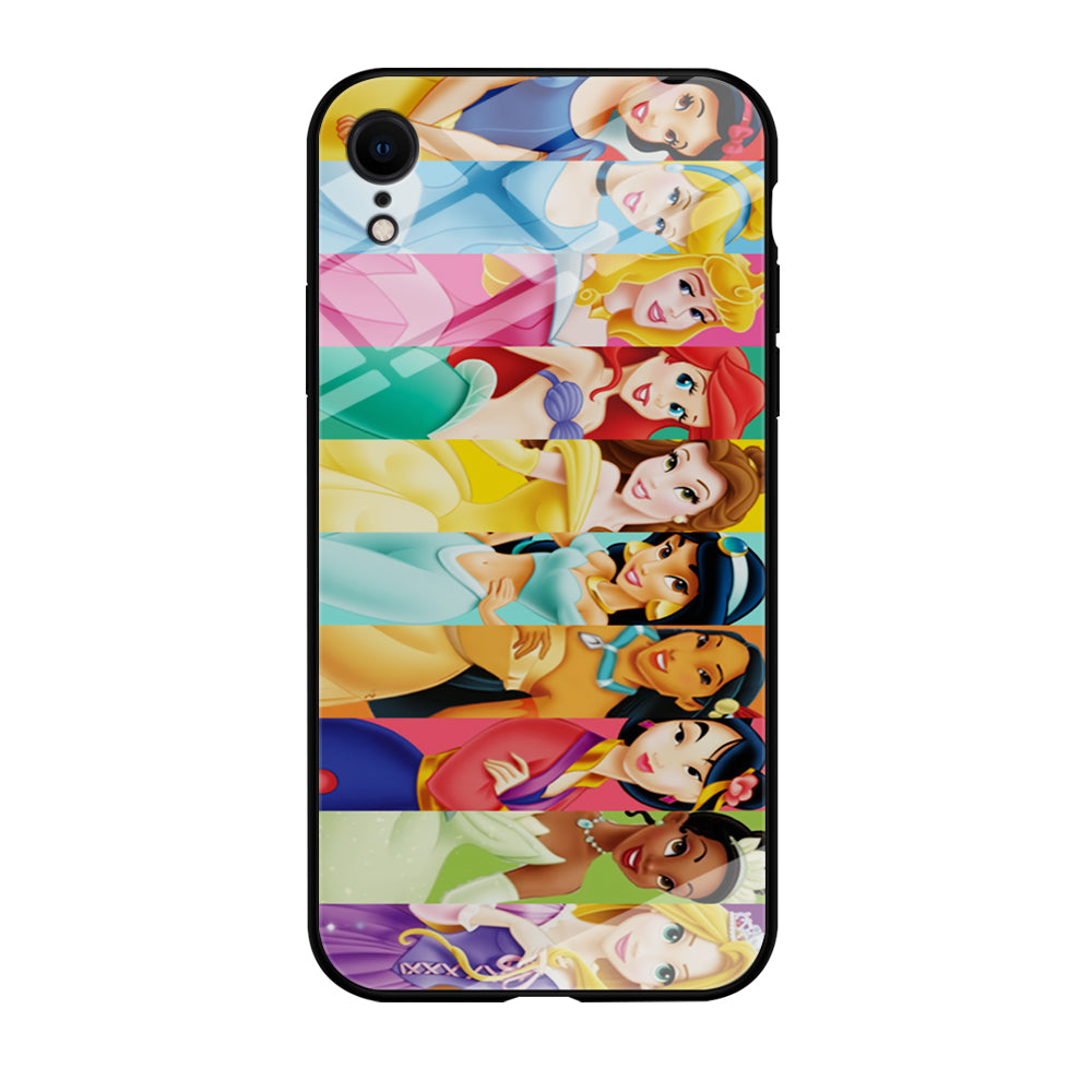 Disney Princess Character iPhone XR Case-Phone Case-Tempered Glass Case-Altracase