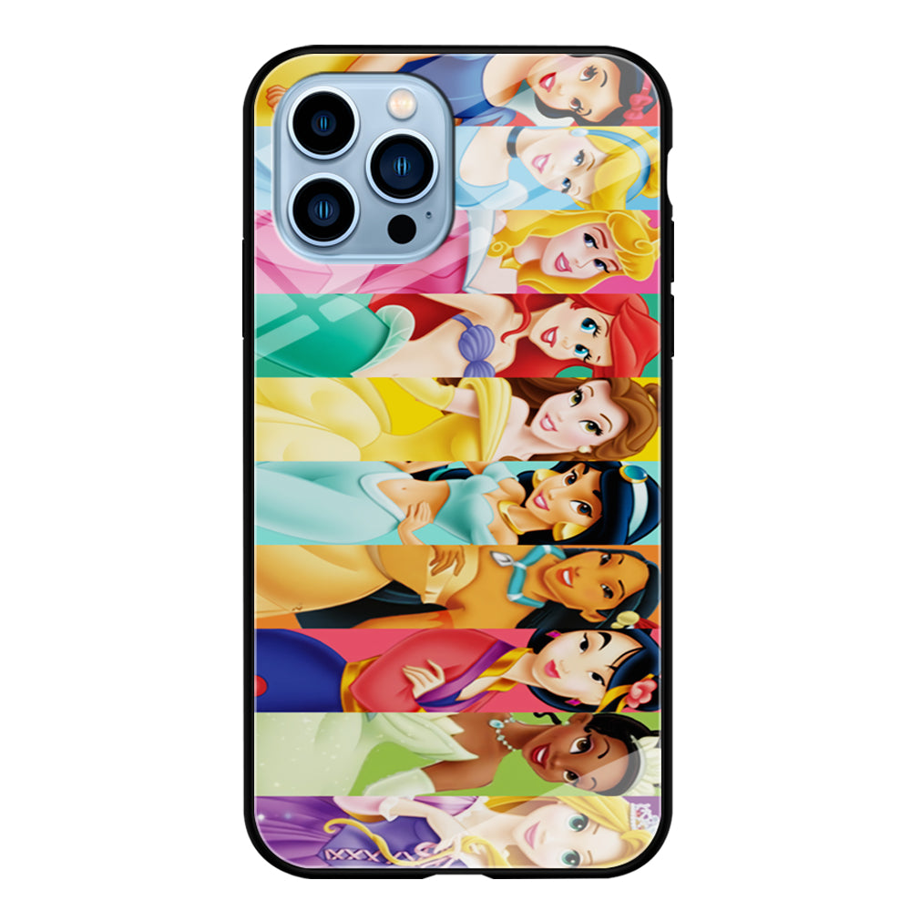 Disney Princess Character iPhone 15 Pro Max Case-Phone Case-Tempered Glass Case-Altracase