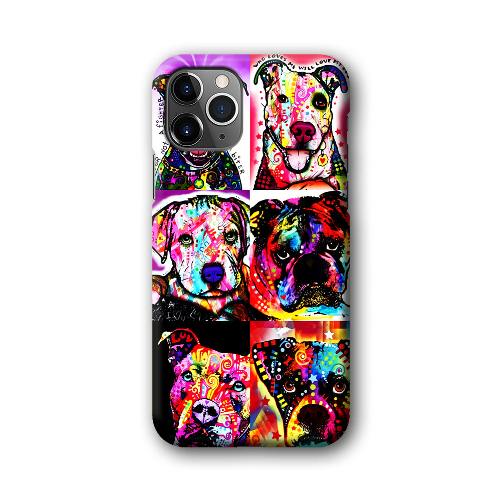 Dog Colorful Art Collage iPhone 11 Pro Case-Phone Case-3D Case-Altracase