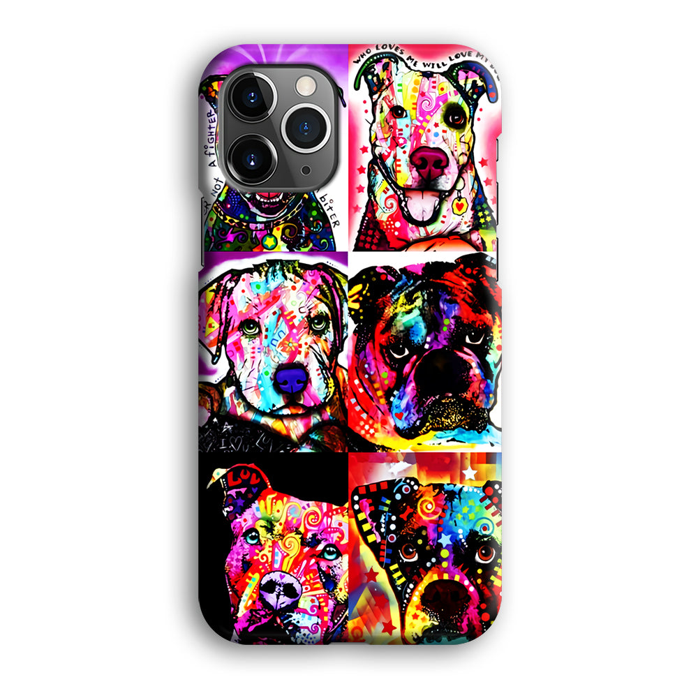 Dog Colorful Art Collage iPhone 12 Pro Max Case-Phone Case-3D Case-Altracase