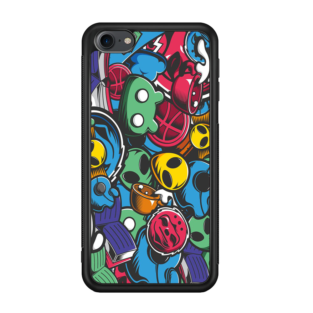Doodle 001 iPod Touch 6 Case-Phone Case-3D Case-Altracase