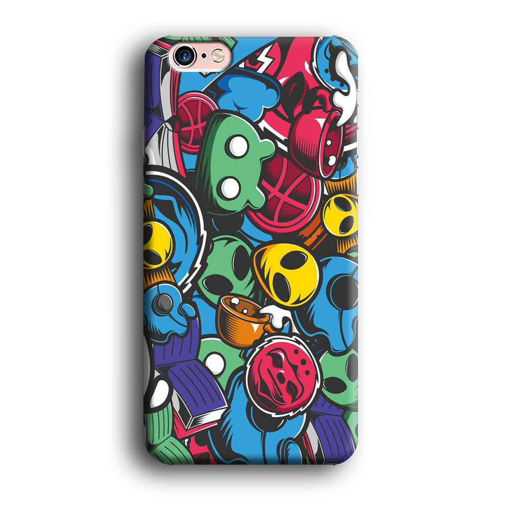 Doodle 001 iPhone 6 Plus | 6s Plus Case-Phone Case-3D Case-Altracase