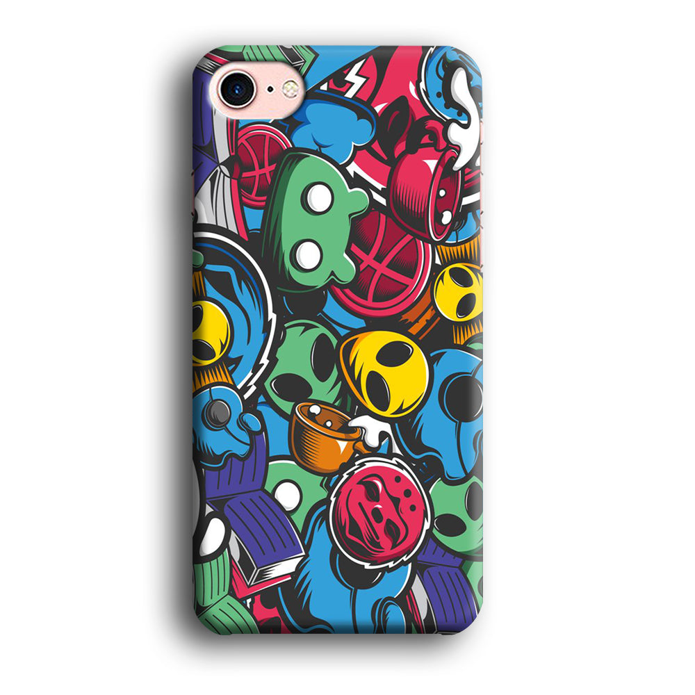 Doodle 001 iPhone 7 Case-Phone Case-3D Case-Altracase