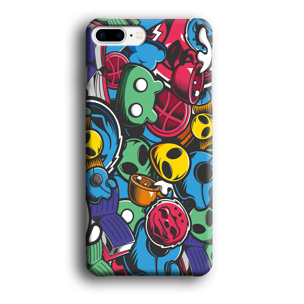 Doodle 001 iPhone 8 Plus Case-Phone Case-3D Case-Altracase