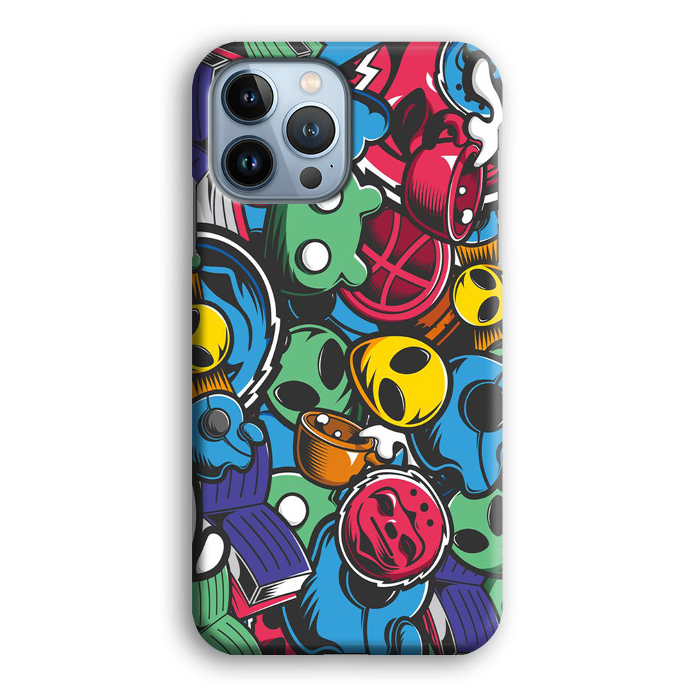 Doodle 001 iPhone 15 Pro Max Case-Phone Case-3D Case-Altracase