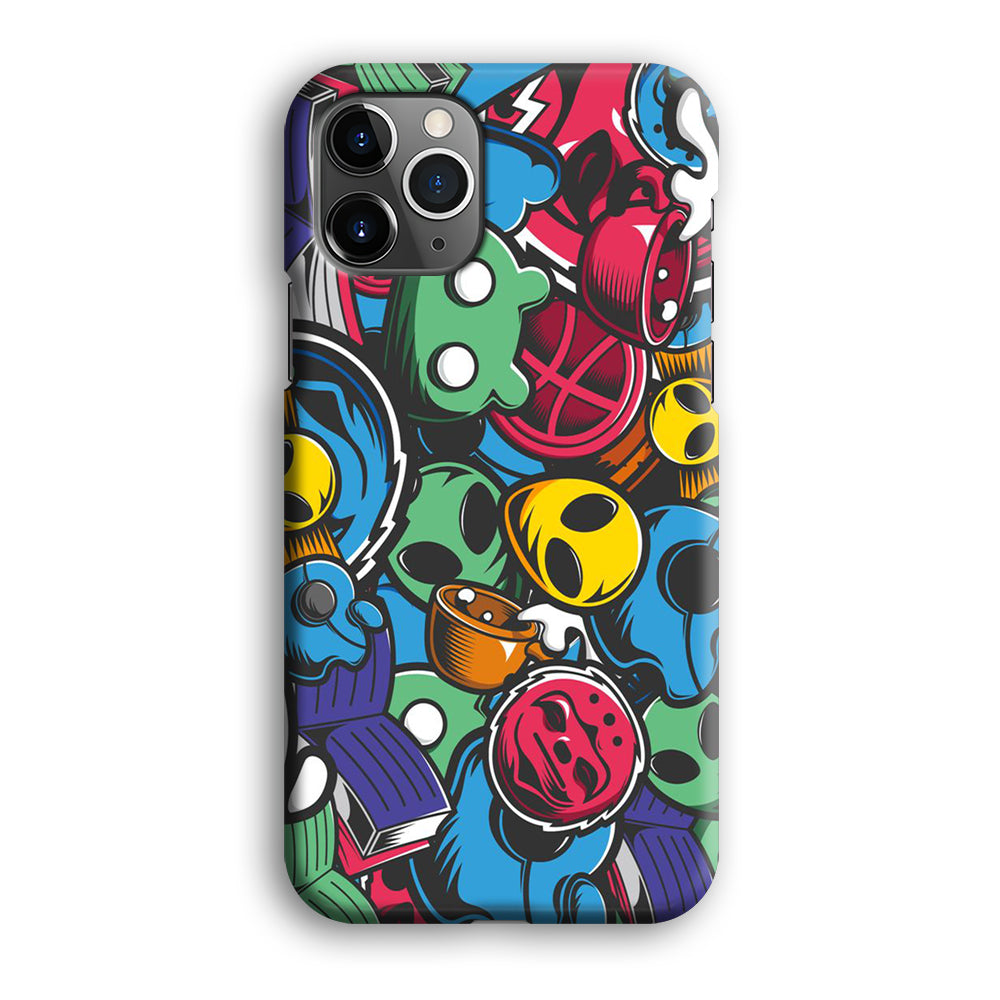 Doodle 001 iPhone 12 Pro Max Case-Phone Case-3D Case-Altracase