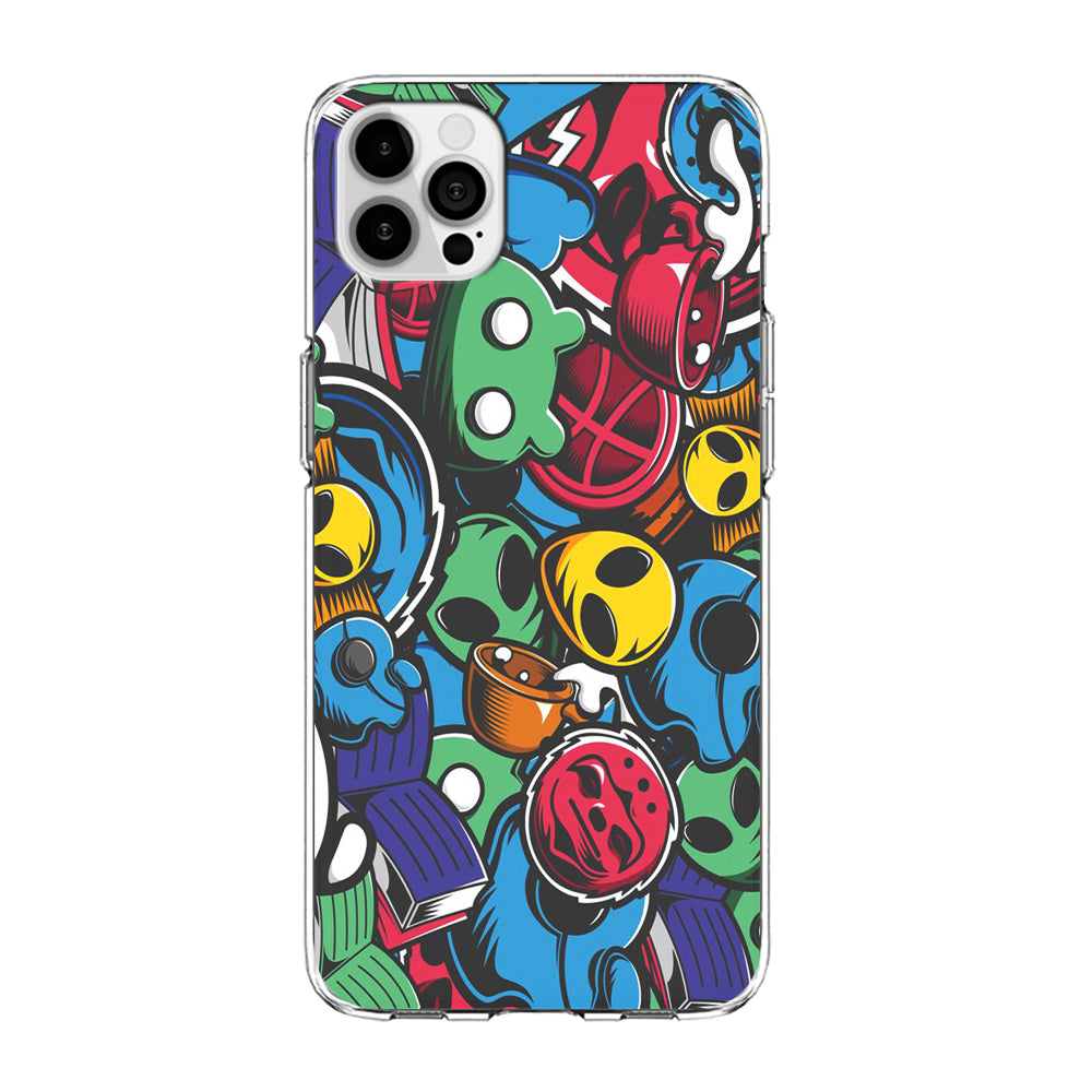Doodle 001 iPhone 15 Pro Max Case-Phone Case-Clear Soft Case-Altracase