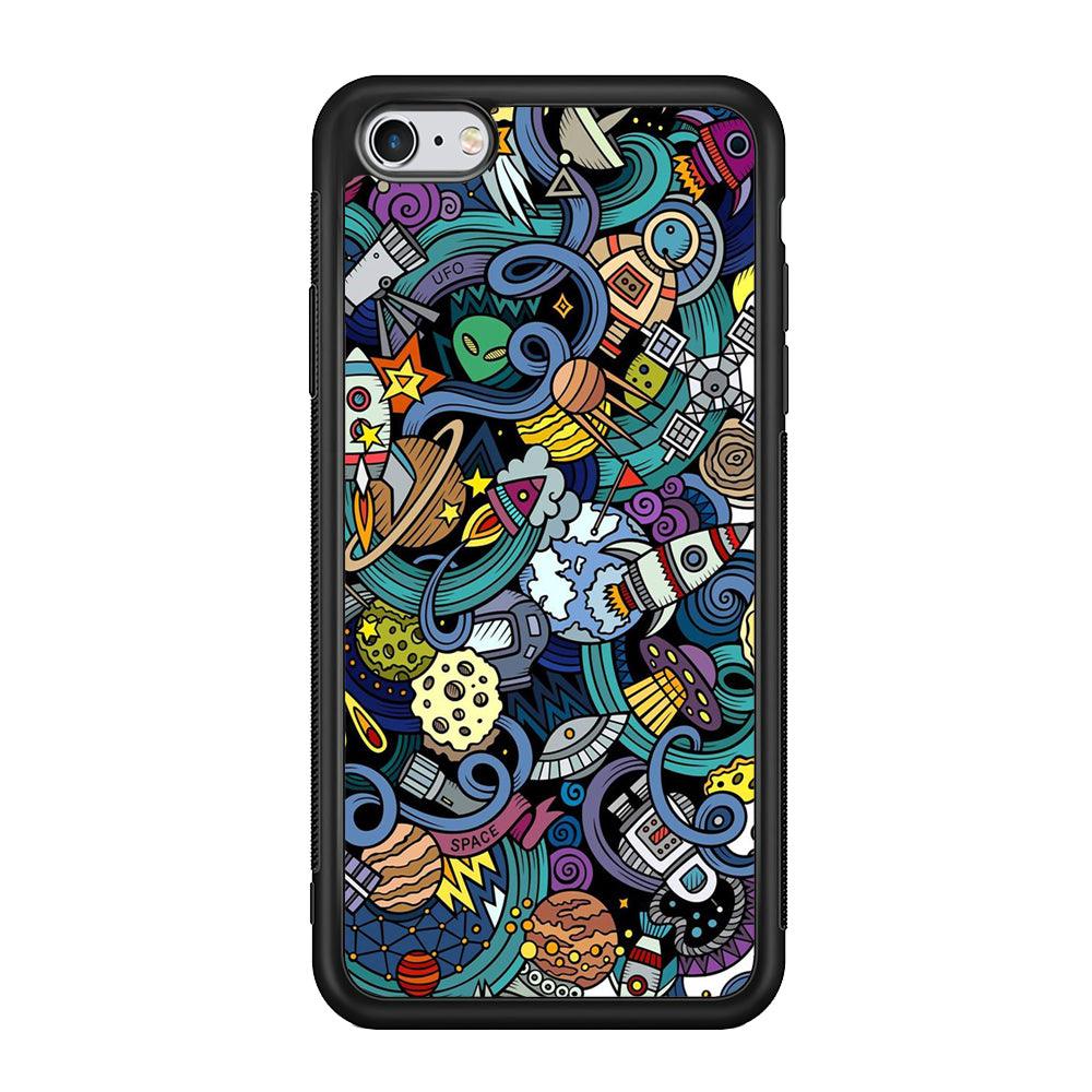 Doodle 002 iPhone 6 | 6s Case-Phone Case-Rubber Black (2D Case)-Altracase