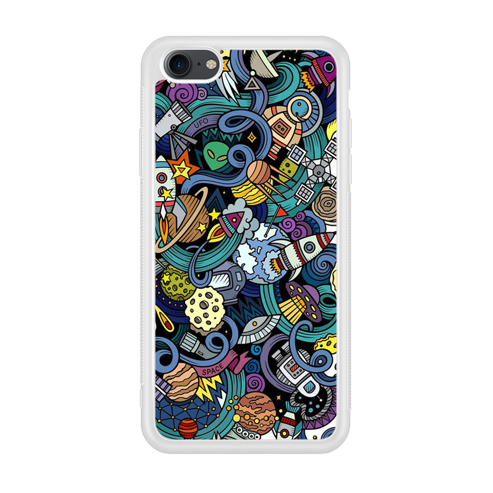 Doodle 002 iPhone 7 Case-Phone Case-Rubber White (2D Case)-Altracase