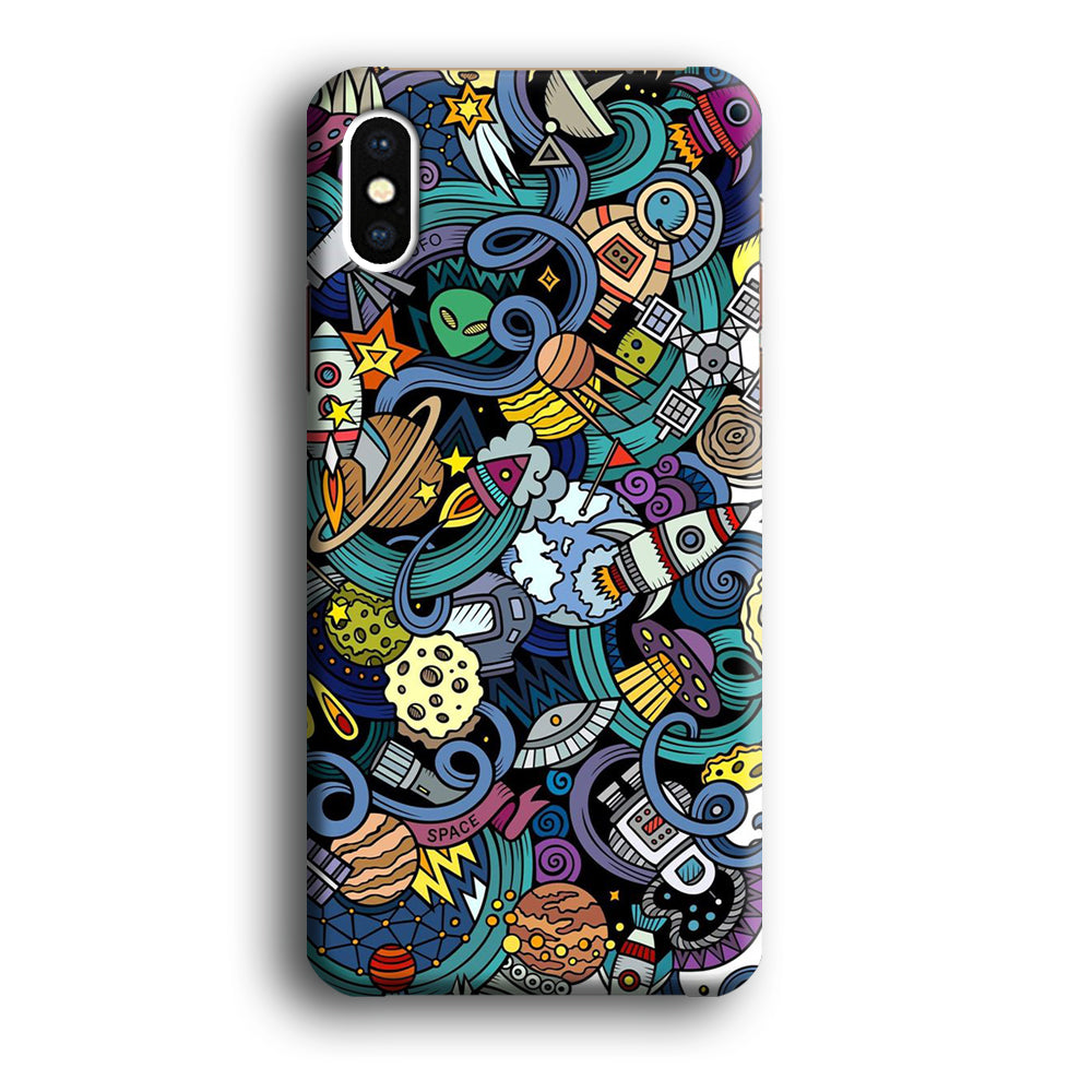 Doodle 002 iPhone Xs Case-Phone Case-3D Case-Altracase