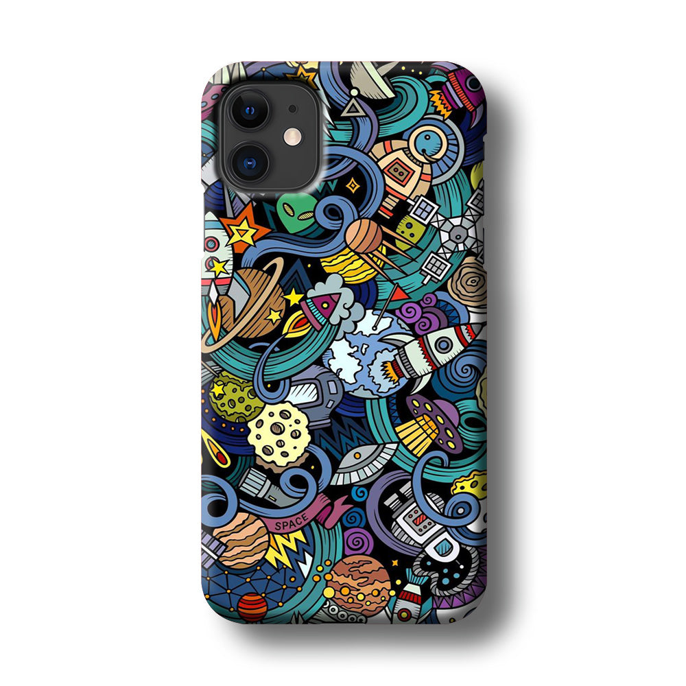 Doodle 002 iPhone 11 Case-Phone Case-3D Case-Altracase