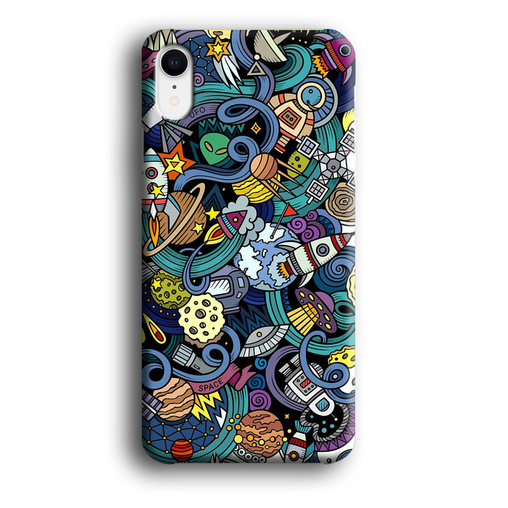 Doodle 002 iPhone XR Case-Phone Case-3D Case-Altracase