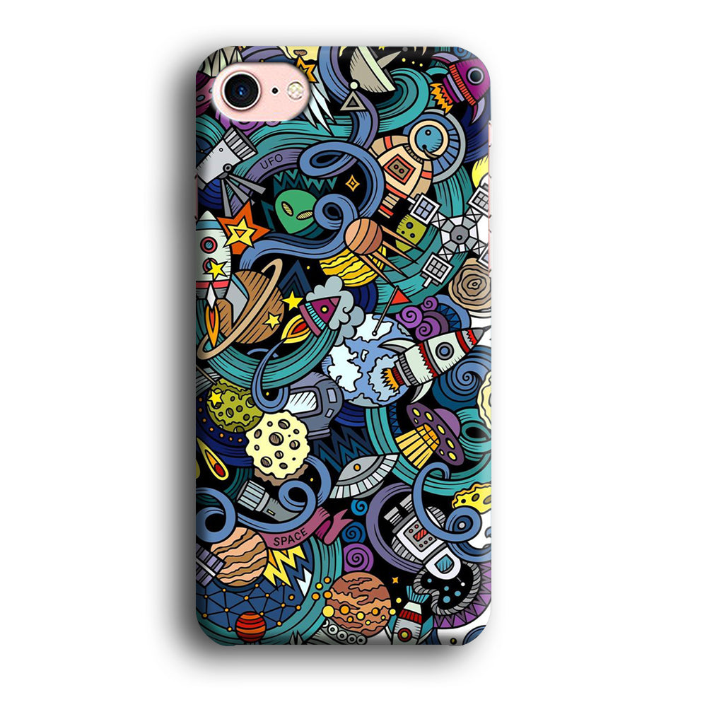 Doodle 002 iPhone 7 Case-Phone Case-3D Case-Altracase