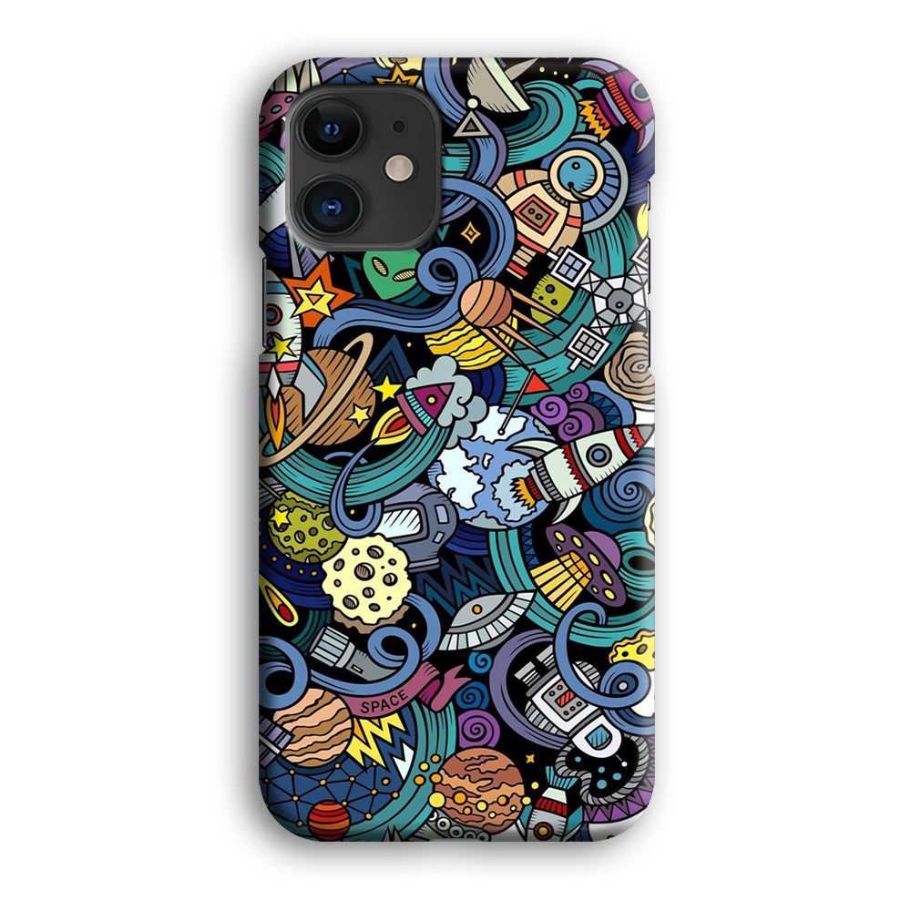 Doodle 002 iPhone 12 Case-Phone Case-3D Case-Altracase