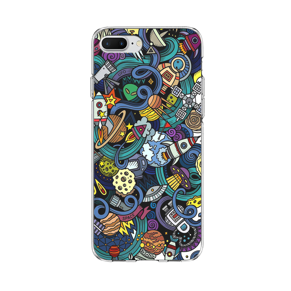 Doodle 002 iPhone 8 Plus Case-Phone Case-Clear Soft Case-Altracase