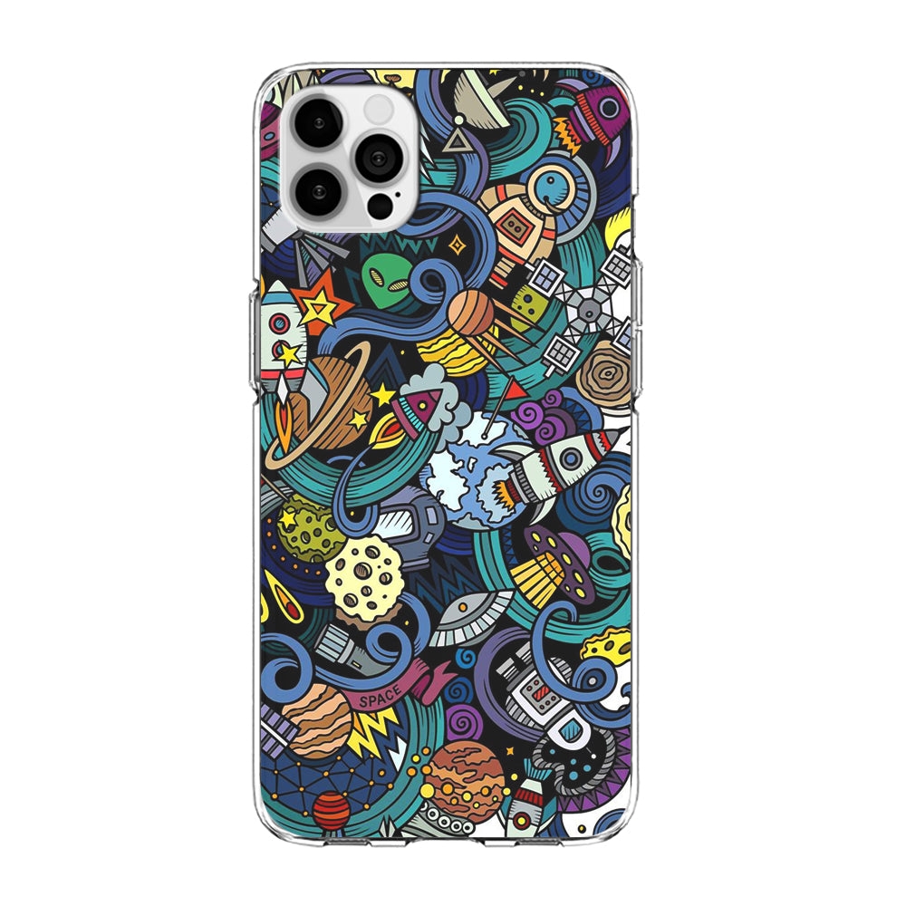 Doodle 002 iPhone 15 Pro Max Case-Phone Case-Clear Soft Case-Altracase