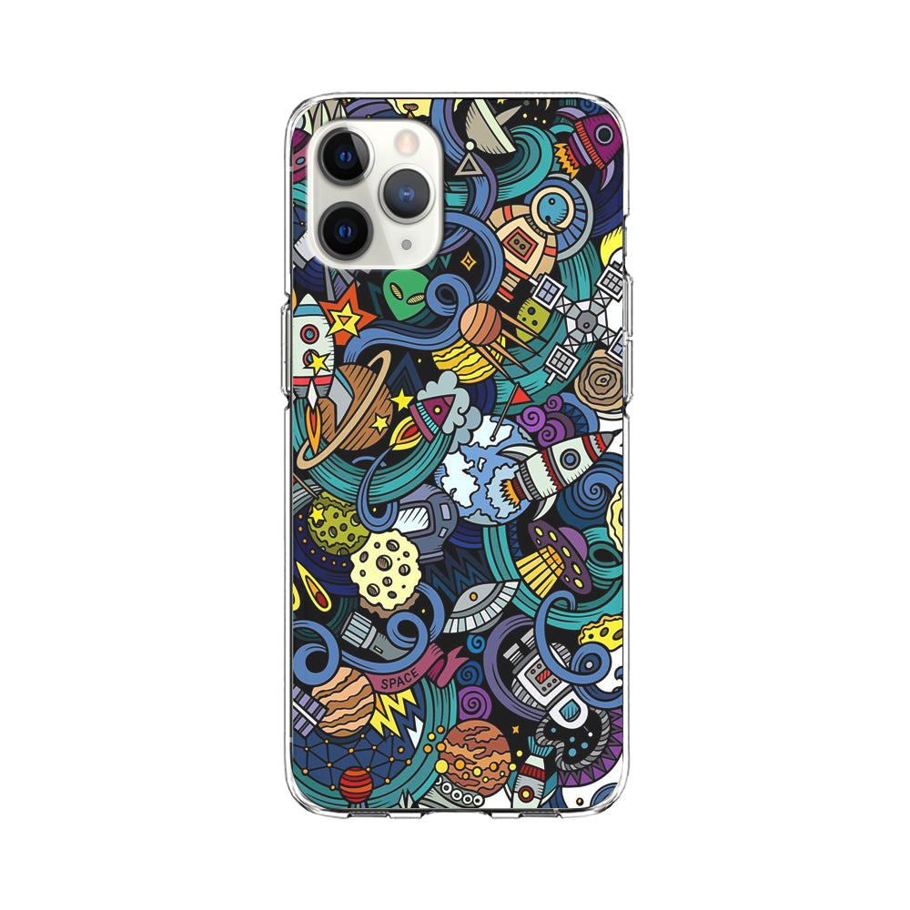 Doodle 002 iPhone 11 Pro Case-Phone Case-Clear Soft Case-Altracase