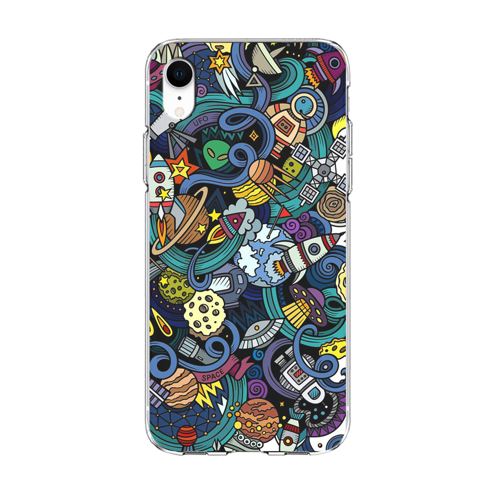 Doodle 002 iPhone XR Case-Phone Case-Clear Soft Case-Altracase