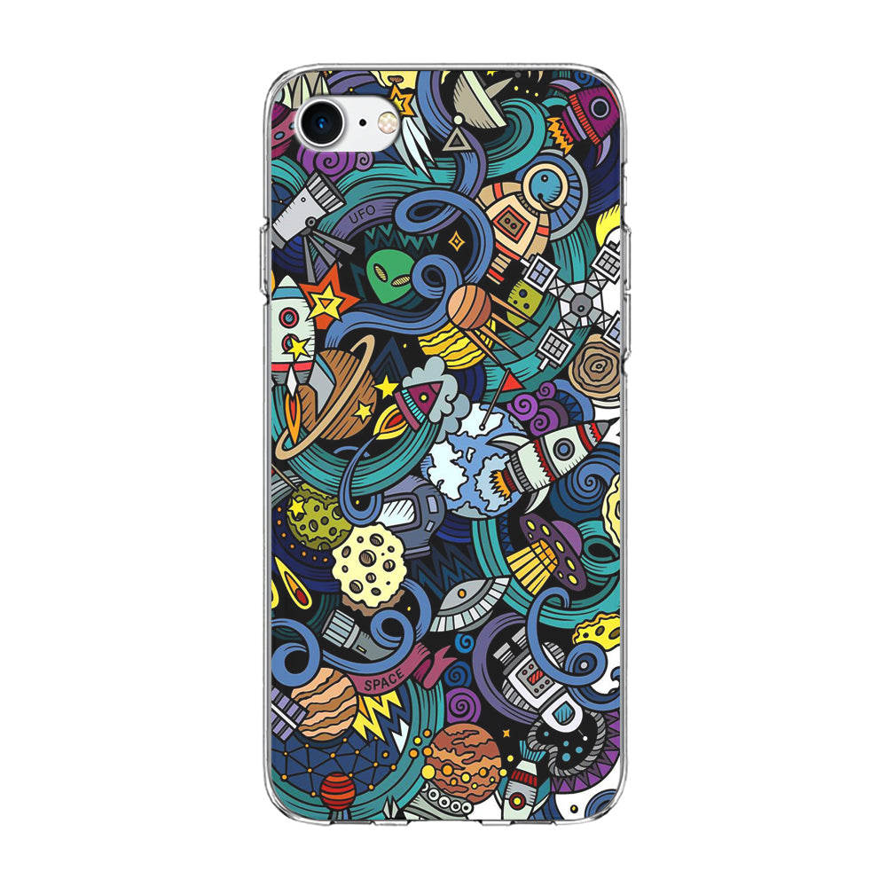 Doodle 002 iPhone 7 Case-Phone Case-Clear Soft Case-Altracase