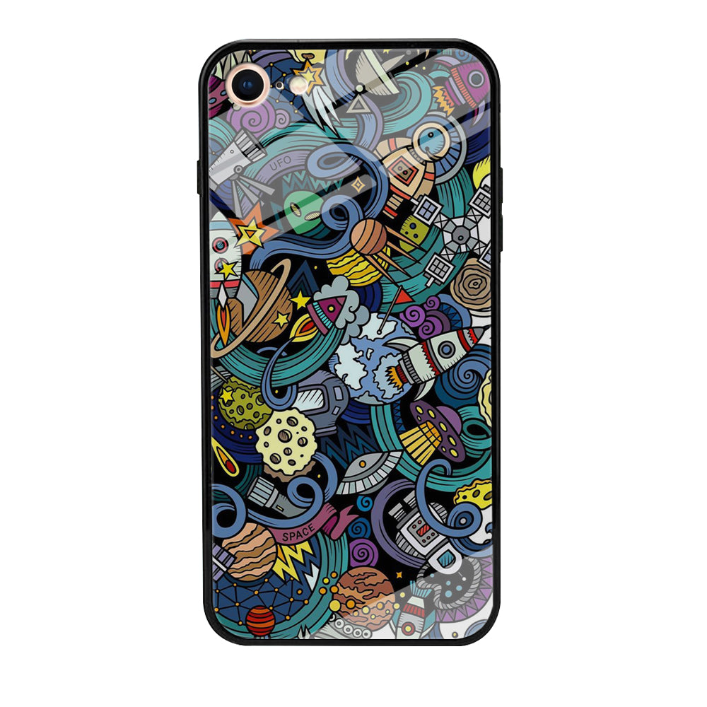 Doodle 002 iPhone 7 Case-Phone Case-Tempered Glass Case-Altracase