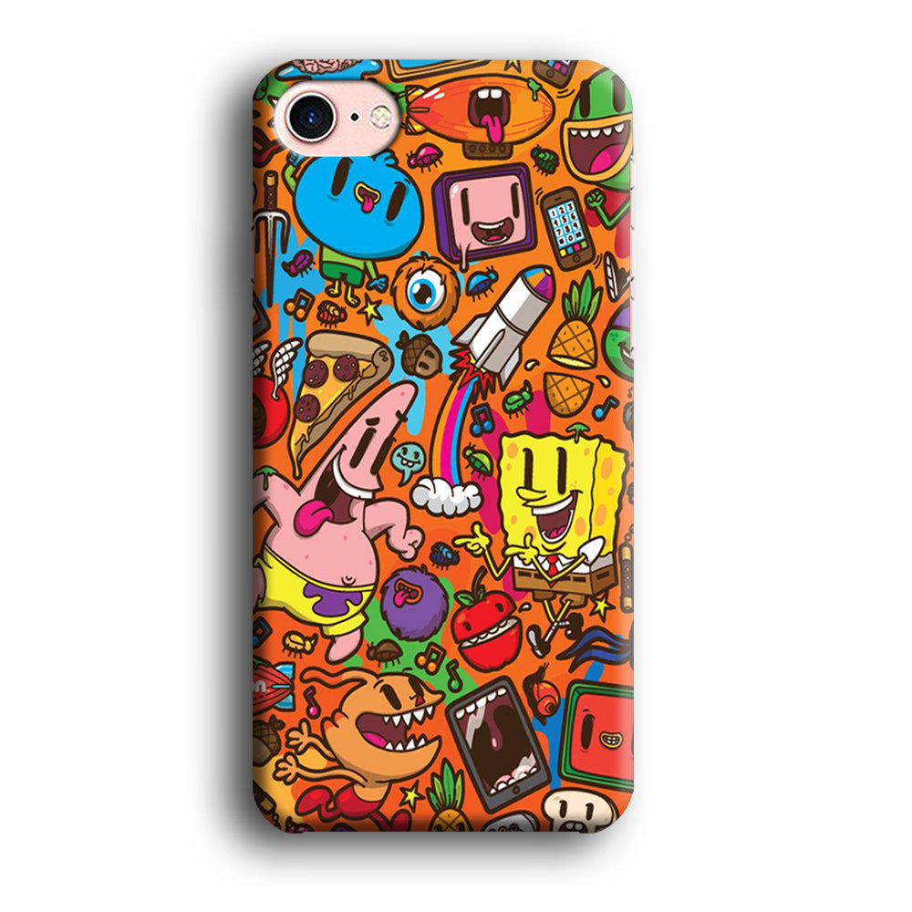 Doodle Art 005 iPhone 8 Case-Phone Case-3D Case-Altracase