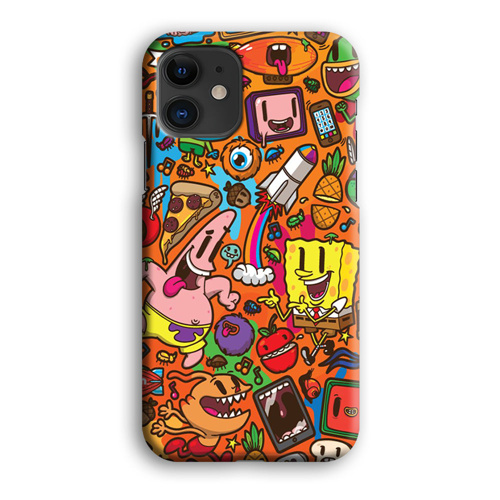 Doodle Art 005 iPhone 12 Case-Phone Case-3D Case-Altracase