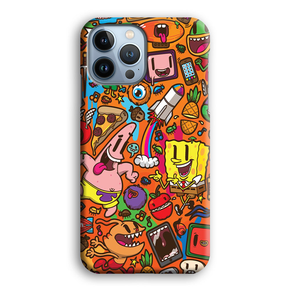 Doodle Art 005 iPhone 15 Pro Case-Phone Case-3D Case-Altracase
