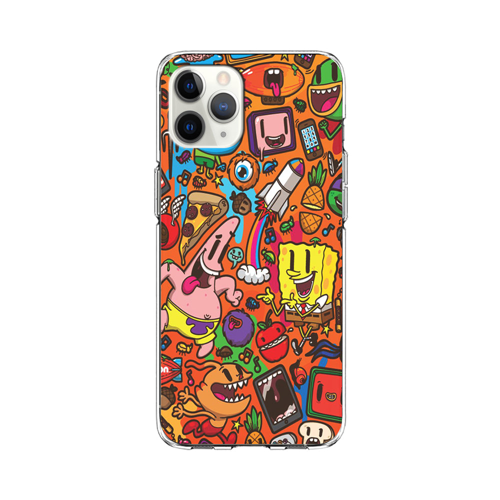 Doodle Art 005 iPhone 11 Pro Case-Phone Case-Clear Soft Case-Altracase