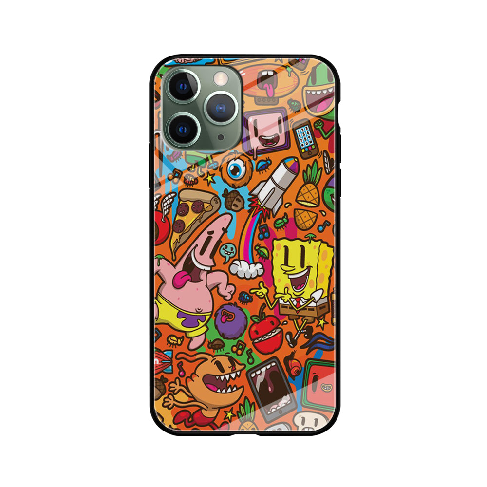 Doodle Art 005 iPhone 11 Pro Case-Phone Case-Tempered Glass Case-Altracase