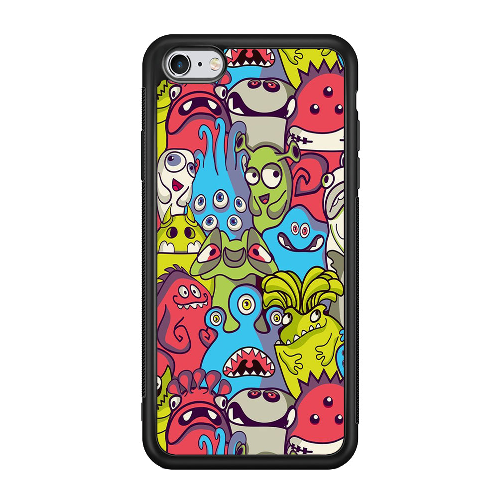 Doodle Art 006 iPhone 6 Plus | 6s Plus Case-Phone Case-Rubber Black (2D Case)-Altracase